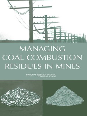 cover image of Managing Coal Combustion Residues in Mines